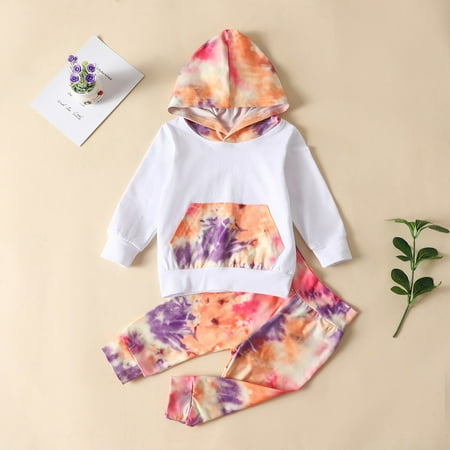 Simplmasygenix Baby Tops Set Summer Outfits Newborn Infant Baby Girls Tie-dye Print Tops Hooded Pocket Pants Clothes Sets
Simplmasygenix Baby Tops Set Summer Outfits Newborn Infant Baby Girls Tie-dye Print Tops Hooded Pocket Pants Clothes Sets