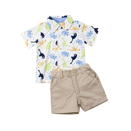 Yinyinxull Toddler Baby Boys Formal Suit Cute Dinosaur Shirt+Shorts Pants Outfits Clothes Khaki 18-24 Months
Yinyinxull Toddler Baby Boys Formal Suit Cute Dinosaur Shirt+Shorts Pants Outfits Clothes Khaki 18-24 Months