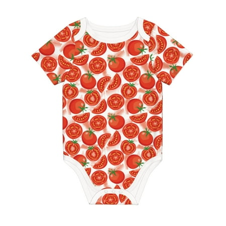 Coaee Tomatoes for Soft Cotton Baby Short-Sleeve Bodysuit Baby Girls Boys Bodysuit Romper
Coaee Tomatoes for Soft Cotton Baby Short-Sleeve Bodysuit Baby Girls Boys Bodysuit Romper