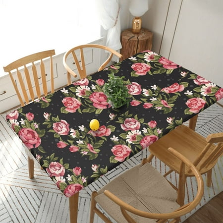 Home Deluxe Tablecloth Flower Waterproof Elastic Rim Edged Table Cover- For Christmas Parties And Picnics 5ft
Home Deluxe Tablecloth Flower Waterproof Elastic Rim Edged Table Cover- For Christmas Parties And Picnics 5ft