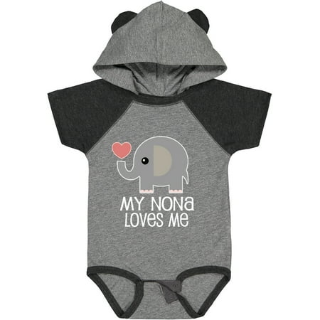 Inktastic My Nona Loves Me Grandchild Gift Baby Boy or Baby Girl Bodysuit