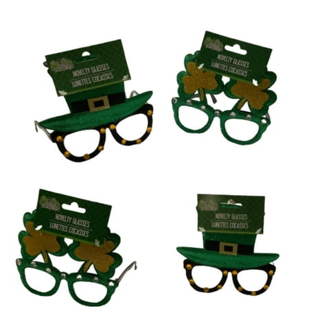 IOS Feast of St. Patrick Plastic Shamrock and Leprechaun Hat Designed Glasses for Photoshoots Role Plays Events and Parties (4pcs/set)
IOS Feast of St. Patrick Plastic Shamrock and Leprechaun Hat Designed Glasses for Photoshoots Role Plays Events and Parties (4pcs/set)