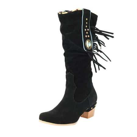 GNEIKDEING Ladies Suede T el Rhinestone Boots Pointed Toe Chunky High Heel Boots Gift on Clearance
GNEIKDEING Ladies Suede T el Rhinestone Boots Pointed Toe Chunky High Heel Boots Gift on Clearance