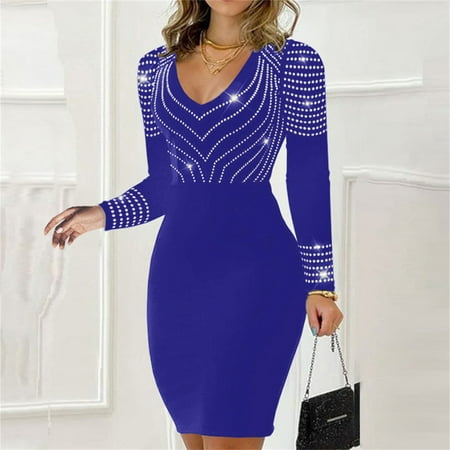 Aueoeo Womens Winter Dresses Long Sleeve Dresses for Women 2022 Women V Neck Solid Color Long Sleeve Slim Fit Dress Short Dress With Zipper
Aueoeo Womens Winter Dresses Long Sleeve Dresses for Women 2022 Women V Neck Solid Color Long Sleeve Slim Fit Dress Short Dress With Zipper