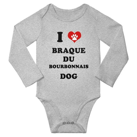 I Heart Braque du Bourbonnais Dog Cute Baby Long Rompers Baby Long Clothes (Gray 6-12 Months)
I Heart Braque du Bourbonnais Dog Cute Baby Long Rompers Baby Long Clothes (Gray 6-12 Months)