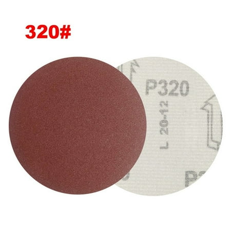 20pcs 5inch 125mm No Hole Hook and Loop Sanding Discs 60-2000 Grit Sandpaper