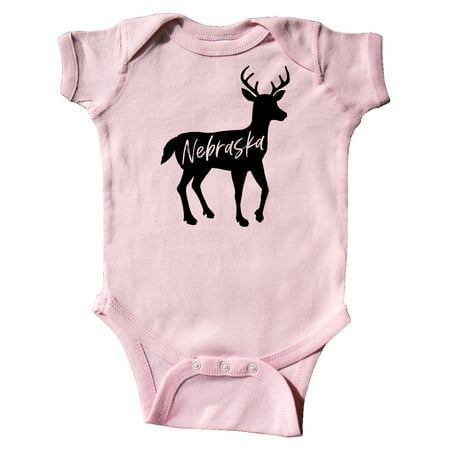 Inktastic Nebraska Black Deer Silhouette Gift Baby Boy or Baby Girl Bodysuit
Inktastic Nebraska Black Deer Silhouette Gift Baby Boy or Baby Girl Bodysuit