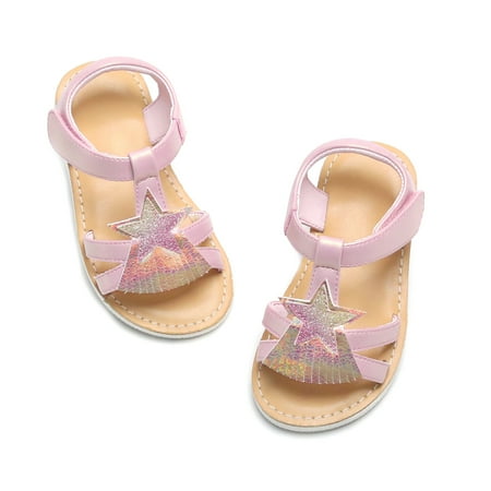THEE BRON Toddler Girl Sandals Sandalias para Nias(6-12M)