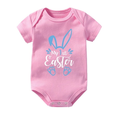 Baby Girls Boys Easter Letters Prints Short Sleeve Romper Jumpsuit Bodysuits Cloths Easter Baby Boy Outfit
Baby Girls Boys Easter Letters Prints Short Sleeve Romper Jumpsuit Bodysuits Cloths Easter Baby Boy Outfit