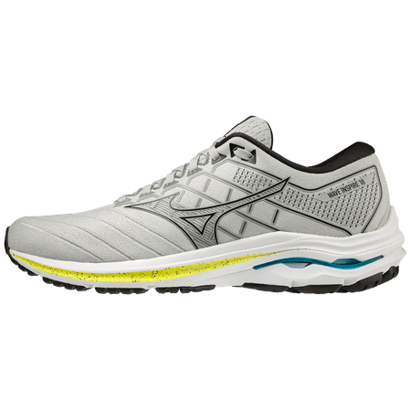 Mizuno Men s Wave Inspire 18 Running Shoe Size 9 Nimbus Cloud-Black (0A90)