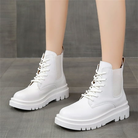 Christmas Fashion Autumn Women Ankle Boots Middle Heel Thick Sole Non Slip Round Toe Lace Up Solid Color
Christmas Fashion Autumn Women Ankle Boots Middle Heel Thick Sole Non Slip Round Toe Lace Up Solid Color