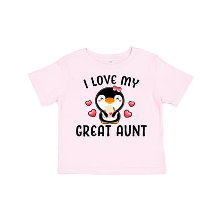 Inktastic I Love My Great Aunt with Cute Penguin and Hearts Gift Toddler Toddler Girl T-Shirt
Inktastic I Love My Great Aunt with Cute Penguin and Hearts Gift Toddler Toddler Girl T-Shirt