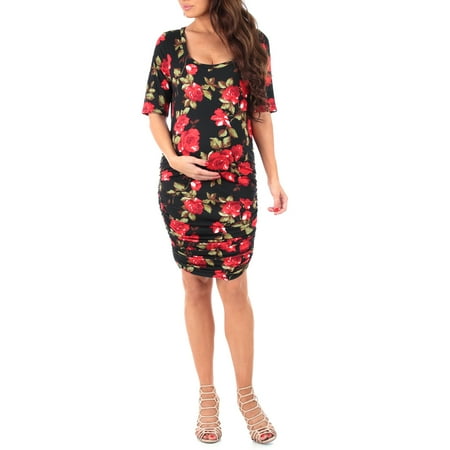 Maternity Side Ruched Floral Dress
Maternity Side Ruched Floral Dress