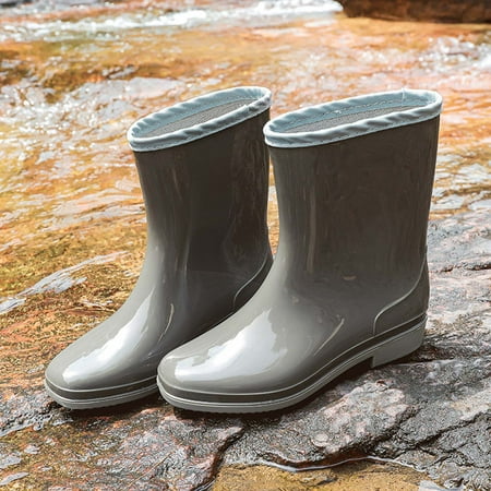 Juebong Boots Deals Women Mid Calf Rain Boots Waterproof Anti Slip Rubber Booties Rainboots Pvc Non-Slip Rain Boots Temperament Pointed Toe Side Zipper High Heel Water Shoes
Juebong Boots Deals Women Mid Calf Rain Boots Waterproof Anti Slip Rubber Booties Rainboots Pvc Non-Slip Rain Boots Temperament Pointed Toe Side Zipper High Heel Water Shoes