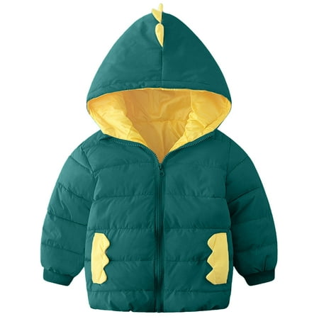 ZHUASHUM Toddler Boys Girls Winter Coat Cartoon Dinosaur Hooded Jacket Thicken Windproof Warm Outwear
ZHUASHUM Toddler Boys Girls Winter Coat Cartoon Dinosaur Hooded Jacket Thicken Windproof Warm Outwear