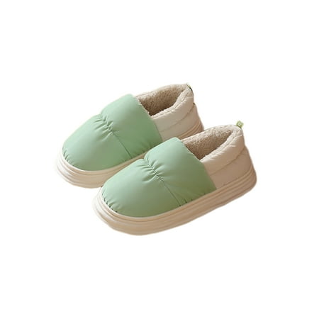 Tenmix Unisex Winter Slippers Soft Sole House Shoes Plush Lining Bootie Slipper Drawstring Home Shoe Bedroom Breathable Anti-Slip Warm Boot Green 5.5-6
Tenmix Unisex Winter Slippers Soft Sole House Shoes Plush Lining Bootie Slipper Drawstring Home Shoe Bedroom Breathable Anti-Slip Warm Boot Green 5.5-6
