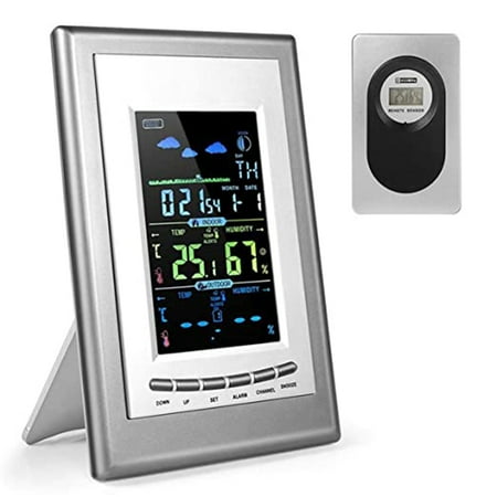 Thermometer Display Screen Clock Humidity and Weather Forecast