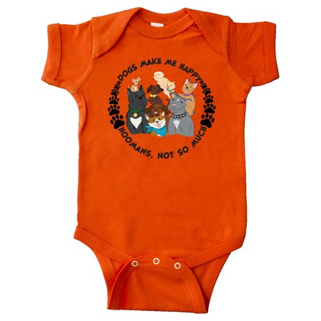 Inktastic Dogs Make Me Happy Hoomans Not So Much Gift Baby Boy or Baby Girl Bodysuit
Inktastic Dogs Make Me Happy Hoomans Not So Much Gift Baby Boy or Baby Girl Bodysuit