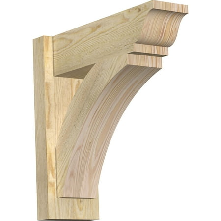 6 W x 18 D x 18 H Thorton Rough Sawn Traditional Outlooker Douglas Fir