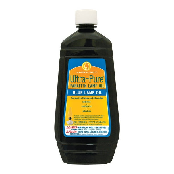Lamplight Farms Ultra Pure Clean Burn Lamp Oil Blue 32 oz. - Case Of: 12