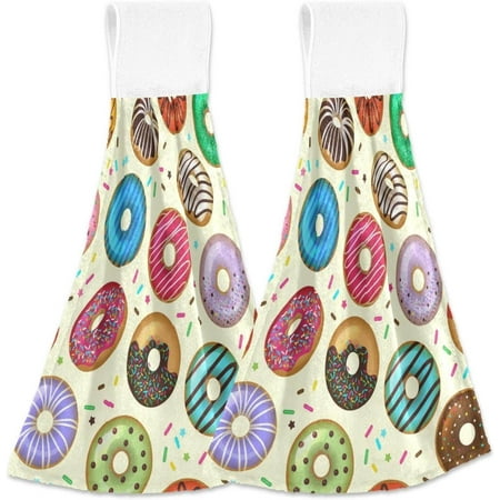 SKYSONIC 2 PCS 12 x17 Hand Towels for Kitchen Colorful Donuts Bathroom Hand Towels Kitchen Towels with Hanging Loop Birthday Sweets Ice Cream Cupcakes Chocolate Hanging Tie Towels
SKYSONIC 2 PCS 12 x17 Hand Towels for Kitchen Colorful Donuts Bathroom Hand Towels Kitchen Towels with Hanging Loop Birthday Sweets Ice Cream Cupcakes Chocolate Hanging Tie Towels