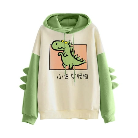 koaiezne Ladies Fashion Hooded Long Sleeve Stitching Dinosaur Printed Fleece Top Sweater T Shirts Tall Women Womens Christmas Sleep Shirt
koaiezne Ladies Fashion Hooded Long Sleeve Stitching Dinosaur Printed Fleece Top Sweater T Shirts Tall Women Womens Christmas Sleep Shirt