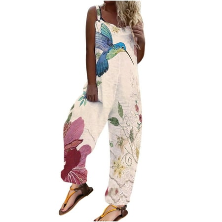 Dyegold Jumpsuits for Women Casual Summer Jumpsuits for Women Wide Leg Floral Print Casual Summer Lightweight Bib Overall Sleeveless Square Neck Rompers
Dyegold Jumpsuits for Women Casual Summer Jumpsuits for Women Wide Leg Floral Print Casual Summer Lightweight Bib Overall Sleeveless Square Neck Rompers