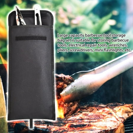 Portable Barbecue Tool Storage Bag Hardware Tool carry pouch Storage Organizer Organizer Oxford Cloth for Travel Picnic
Portable Barbecue Tool Storage Bag Hardware Tool carry pouch Storage Organizer Organizer Oxford Cloth for Travel Picnic