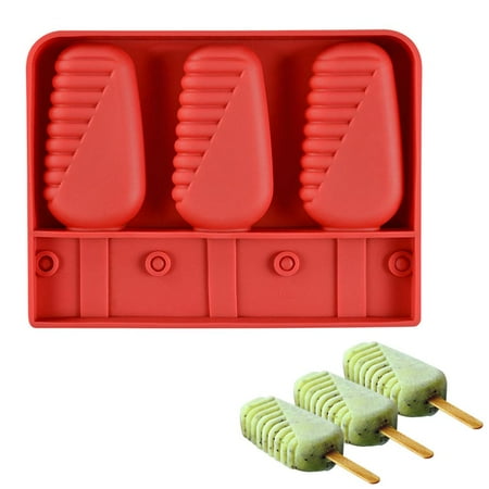 3-Cavity Silicone Popsicle Mold Reusable Ice Cream Mold DIY Popsicles Tray Holder Kitchen Supplies
3-Cavity Silicone Popsicle Mold Reusable Ice Cream Mold DIY Popsicles Tray Holder Kitchen Supplies