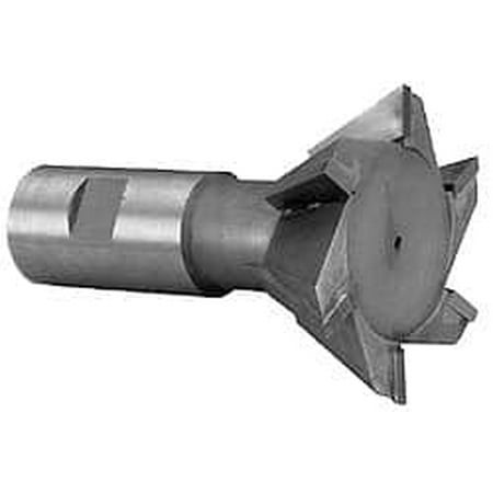 Made in USA 60° 1/2 Cut Diam 7/32 Cut Width Carbide-Tipped Dovetail Cutter