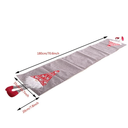 Virmaxy Sales 2021 Christmas Linen Table Runner Faceless Elderly Long Legs Table Decoration Gray
Virmaxy Sales 2021 Christmas Linen Table Runner Faceless Elderly Long Legs Table Decoration Gray