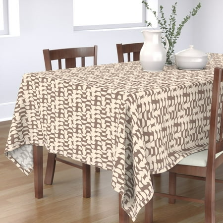 Cotton Sateen Tablecloth 70 x 90 - Dinner Neutral Mod Kitchen Cooking Theme Latte Stripe Abstract Circle Print Custom Table Linens by Spoonflower
Cotton Sateen Tablecloth 70 x 90 - Dinner Neutral Mod Kitchen Cooking Theme Latte Stripe Abstract Circle Print Custom Table Linens by Spoonflower