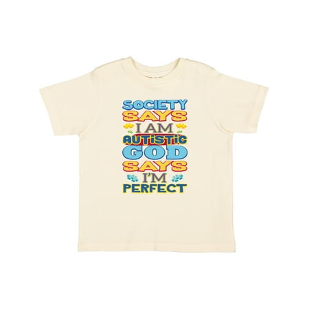 Inktastic Autism God Says I m Perfect Gift Toddler Boy or Toddler Girl T-Shirt
Inktastic Autism God Says I m Perfect Gift Toddler Boy or Toddler Girl T-Shirt