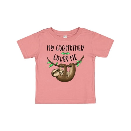 Inktastic My Godmother Loves Me Cute Sloth and Baby Gift Baby Boy or Baby Girl T-Shirt
Inktastic My Godmother Loves Me Cute Sloth and Baby Gift Baby Boy or Baby Girl T-Shirt