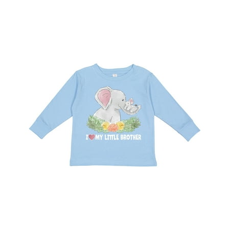 Inktastic I Love My Little Brother Elephant Family with Flowers Gift Toddler Boy or Toddler Girl Long Sleeve T-Shirt 
Inktastic I Love My Little Brother Elephant Family with Flowers Gift Toddler Boy or Toddler Girl Long Sleeve T-Shirt