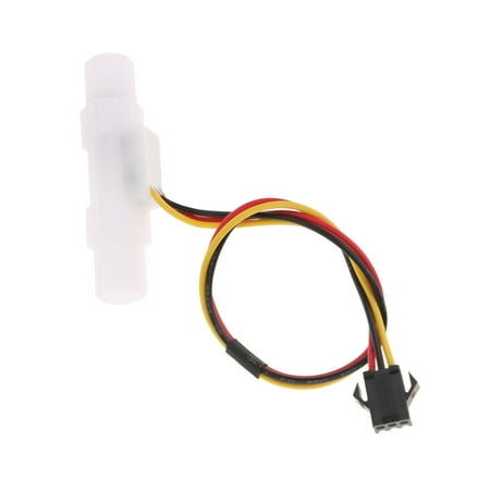 Wired Flow Sensor Meter G1/4 Hall Effect Liquid Water meter 0.3-3L/min