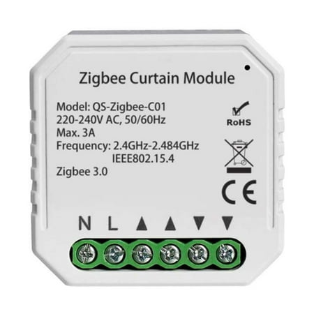 Htovila Tuya ZigBee Intelligent Curtain Module Intelligent Home DIY Tool Household Home Multifunction Tool Compatible with Home
Htovila Tuya ZigBee Intelligent Curtain Module Intelligent Home DIY Tool Household Home Multifunction Tool Compatible with Home