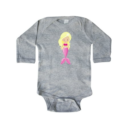 Inktastic Cute Little Mermaid Blonde Hair White Sea Star Gift Baby Girl Long Sleeve Bodysuit
Inktastic Cute Little Mermaid Blonde Hair White Sea Star Gift Baby Girl Long Sleeve Bodysuit