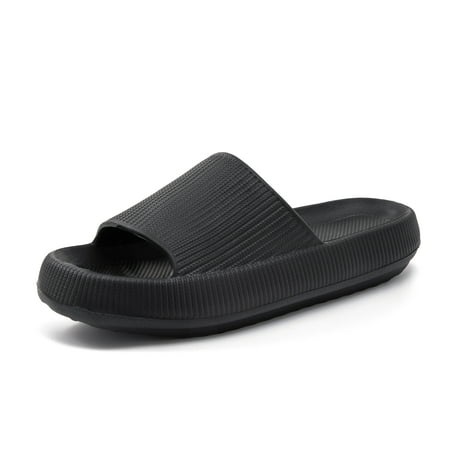 MIZOK Slippers for Women Men Pillow Slippers Cloud Sandals Comfy Slides Cushion Non Slip Black
MIZOK Slippers for Women Men Pillow Slippers Cloud Sandals Comfy Slides Cushion Non Slip Black
