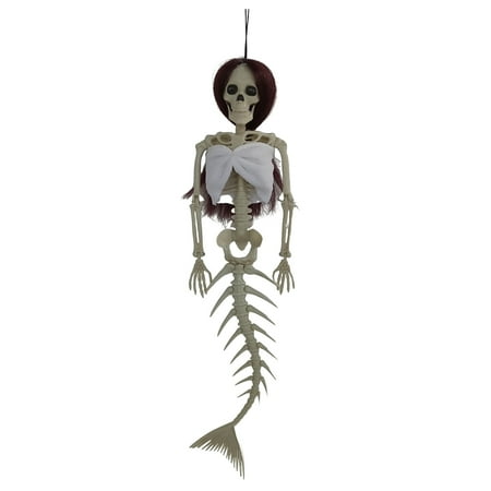 GZKN Halloween Mermaid Skeleton Hanging Decoration Plastic Bone Mermaid Pendant Indoor Outdoor Garden Haunted House Festival Party Ornament
GZKN Halloween Mermaid Skeleton Hanging Decoration Plastic Bone Mermaid Pendant Indoor Outdoor Garden Haunted House Festival Party Ornament