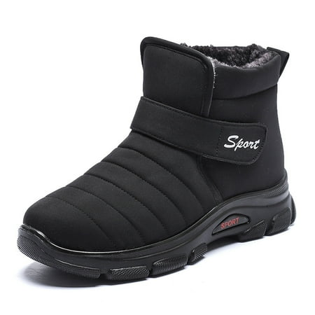 OAVQHLG3B Snow Boots for Women Winter Plus Velvet Snow Boots Women s Short Boots Warm And Thick Waterproof Women s Casual Shoes