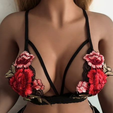 

Kayannuo Bras For Women Clearance Alluring Women Lace Cage Bra Elastic Cage Bra Strappy Hollow Out Bra Bustier