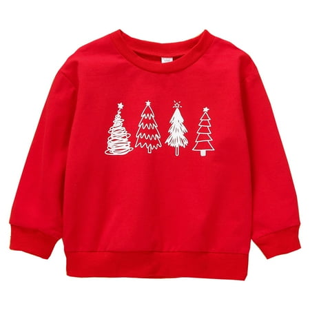 Toddler Kids Boys Girls Christmas Cartoon Tree Prints Long Sleeve Pullover Sweatshirt Tops Clothes Red 120
Toddler Kids Boys Girls Christmas Cartoon Tree Prints Long Sleeve Pullover Sweatshirt Tops Clothes Red 120