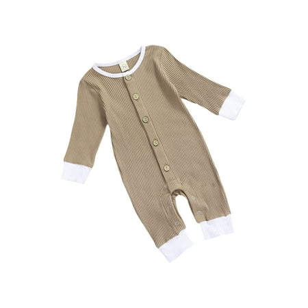 Mioliknya Unisex Baby Cotton Romper Button Long Sleeve Jumpsuit One-Piece Pajamas Kids Cute Clothes Outfits
Mioliknya Unisex Baby Cotton Romper Button Long Sleeve Jumpsuit One-Piece Pajamas Kids Cute Clothes Outfits
