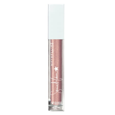 Maybelline Summer Mckeen Lip Gloss, Ultra-Shiny Glossy Finish, Barefoot