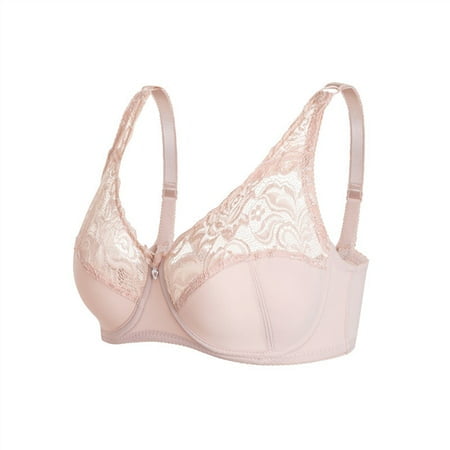 Womens Sexy Lace Sheer Push Up Bra Ultra-Thin Bralette Size 34-44 C D Cup