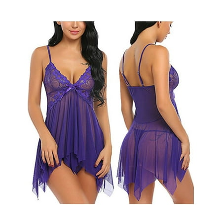 Licupiee Women Lace Sexy Lingerie Nightwear Pajamas Underwear G-string Babydoll Sleepwear Nightgowns
Licupiee Women Lace Sexy Lingerie Nightwear Pajamas Underwear G-string Babydoll Sleepwear Nightgowns