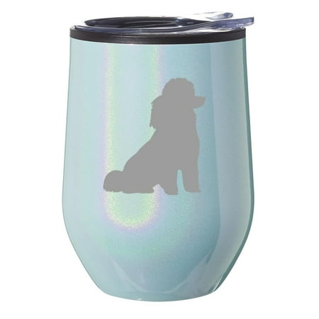 Stemless Wine Tumbler Coffee Travel Mug Glass With Lid Gift Miniature Poodle Toy Poodle (Blue Glitter)
Stemless Wine Tumbler Coffee Travel Mug Glass With Lid Gift Miniature Poodle Toy Poodle (Blue Glitter)