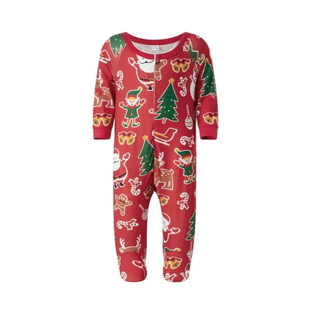 Amuver Matching Family Pajamas Long Sleeve Christmas Tree Santa Print Tops + Cartoon Pants Set
Amuver Matching Family Pajamas Long Sleeve Christmas Tree Santa Print Tops + Cartoon Pants Set