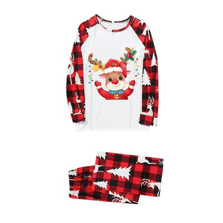 Christmas Pajamas for Family Parent-Child Outfit Winter Fall Matching PJ s With Print Plaid Printed Long Sleeve Tee Bottom Loungewear Pajama Sets
Christmas Pajamas for Family Parent-Child Outfit Winter Fall Matching PJ s With Print Plaid Printed Long Sleeve Tee Bottom Loungewear Pajama Sets
